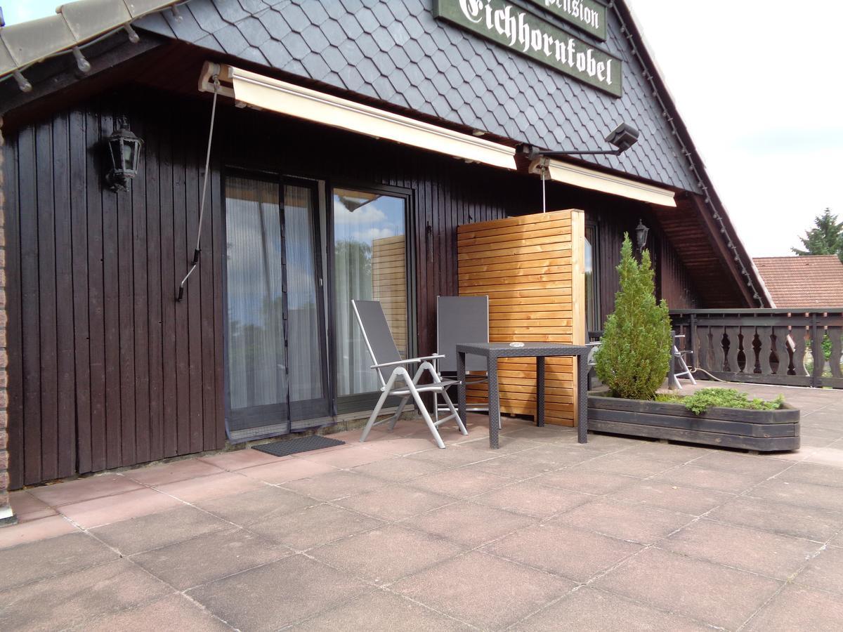 Hotel Garni Eichhornkobel Faßberg Exterior foto